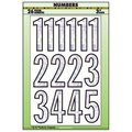 Hy-Ko Hy-Ko Products MM-33N 3 in. Silver Back Number Set 799676